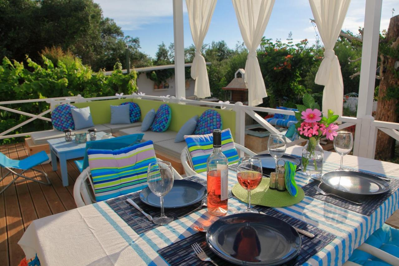 Blue Sky Cottage, Kanouli Beach Halikounas Eksteriør billede