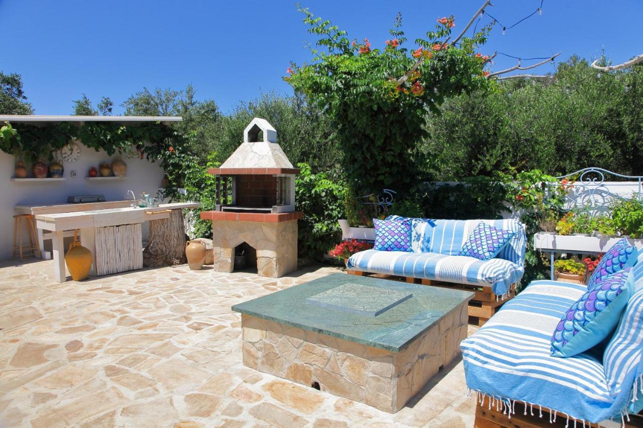 Blue Sky Cottage, Kanouli Beach Halikounas Eksteriør billede