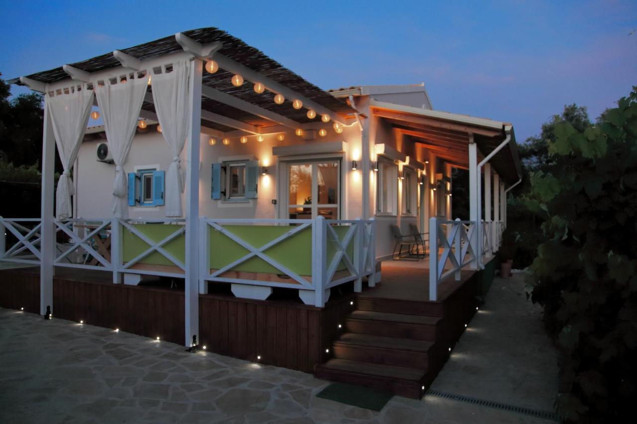 Blue Sky Cottage, Kanouli Beach Halikounas Eksteriør billede